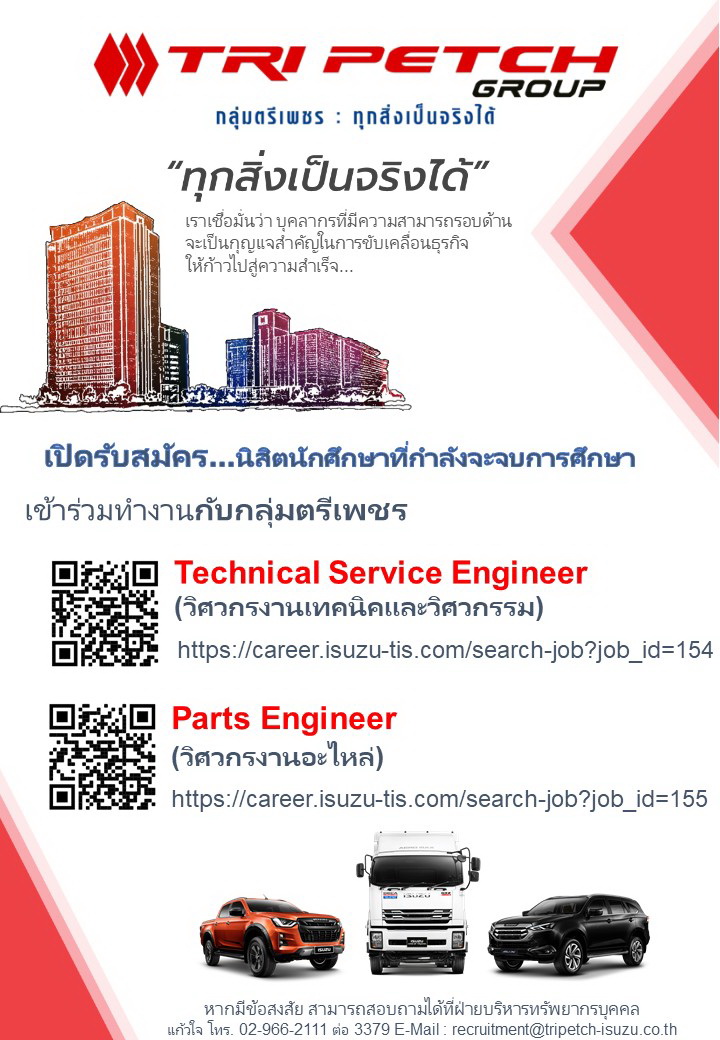 ประกาศรับสมัครงาน บริษัท ปูนซิเมนต์ไทย จำกัด (มหาชน) – Engineering Ku